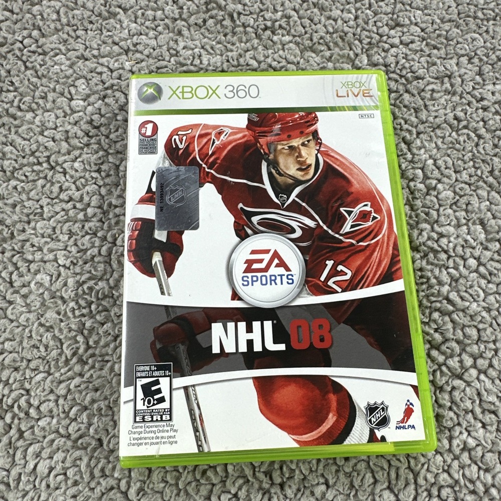 NHL 08 (Xbox 360) 2008 EA Sports Hockey Game With Manual
